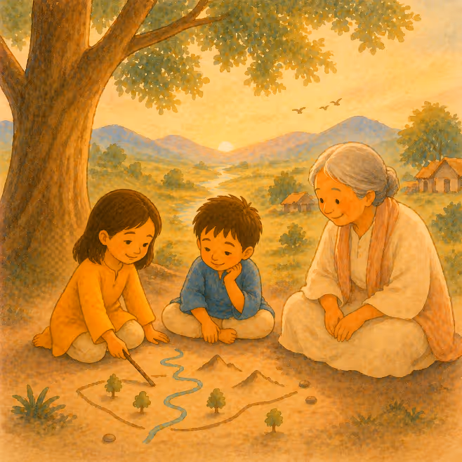 Aya and Luca - International Day of the World's Indigenous Peoples